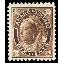 canada stamp 71 queen victoria 6 1897 M FNH 049