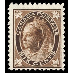 canada stamp 71 queen victoria 6 1897 M FNH 050