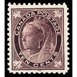 canada stamp 73 queen victoria 10 1897 M VF 033