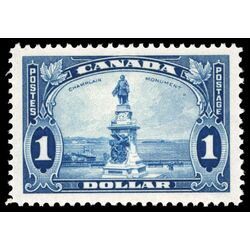 canada stamp 227 champlain statue 1 1935 M VF 027
