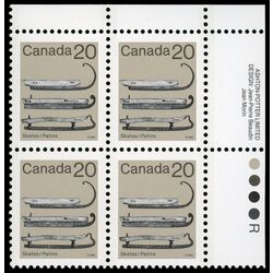 canada stamp 922ii ice skates 20 1986 PB UR