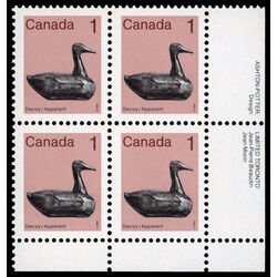 canada stamp 917ii decoy 1 1982 PB SET 002
