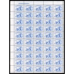canada stamp 353 whooping cranes 5 1955 M PANE 016