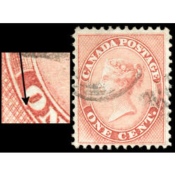 canada stamp 14 queen victoria 1 1859 U VF 045