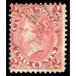 canada stamp 20 queen victoria 2 1859 U F 055