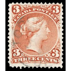 canada stamp 25 queen victoria 3 1868 U XF 050