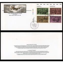 canada stamp 1301a second world war 1940 1990 FDC UL 006