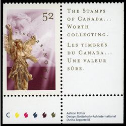 canada stamp 1765b adoring angel 52 1998 M VFNH LABEL