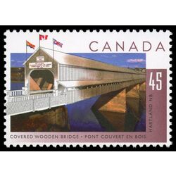 canada stamp 1572 hartland covered wooden bridge hartland nb 45 1995