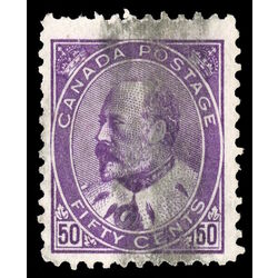 canada stamp 95 edward vii 50 1908 U F 069