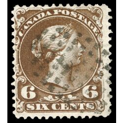 canada stamp 27c queen victoria 6 1868 U F VF 005