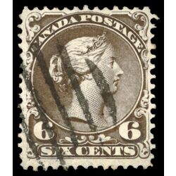 canada stamp 27f queen victoria 6 1868 U F VF 006