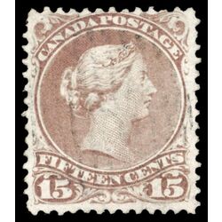 canada stamp 29 queen victoria 15 1868 U F VF 029