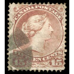 canada stamp 29 queen victoria 15 1868 U F 030