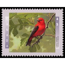 canada stamp 1634 scarlet tanager 45 1997