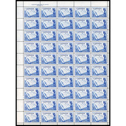 canada stamp 370 thompson and map 5 1957 M PANE 017