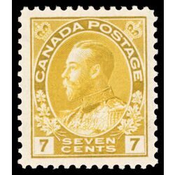 canada stamp 113 king george v 7 1912 M VF 015