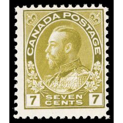 canada stamp 113c king george v 7 1914 M F 006