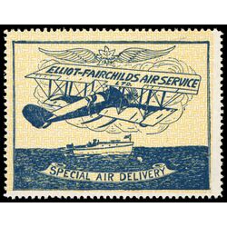 canada stamp cl air mail semi official cl9 elliot fairchild air service 25 1926 M NH 004