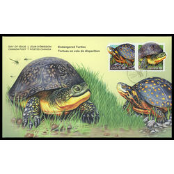 canada stamp 3179a b endangered turtles 2019 FDC