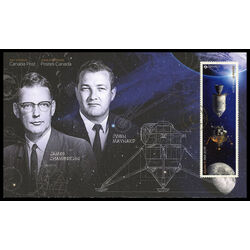 canada stamp 3188 9 fdc apollo 11 2019