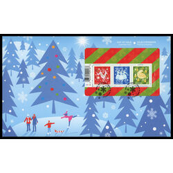 canada stamp 3199 christmas shiny and bright 4 82 2019 FDC