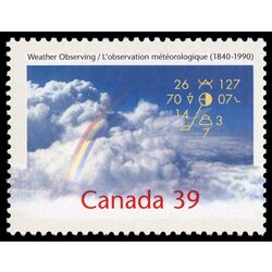 canada stamp 1287ii rainbow in clouds 39 1990