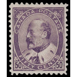 canada stamp 95 edward vii 50 1908 M VF 070