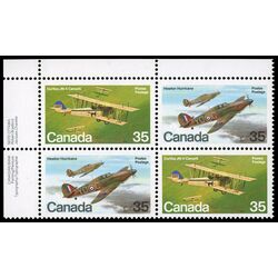 canada stamp 876a military aircraft 1980 PB UL