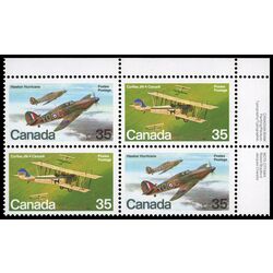 canada stamp 876a military aircraft 1980 PB UR