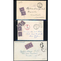 canada postage due envelopes