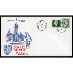 canada stamp 401 404 fdc queen elizabeth ii 1963 FDC COMBO 010