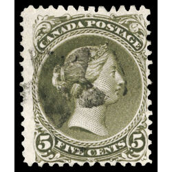 canada stamp 26 queen victoria 5 1875 U F 030