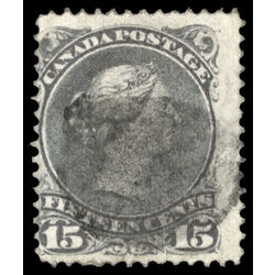 canada stamp 30c queen victoria 15 1868 U F 009