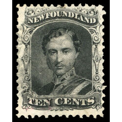 newfoundland stamp 27a prince albert 10 1866 U VF 010