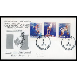 canada stamp b semi postal b10 12 fdc team sports 1976 FDC COMBO 008