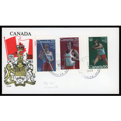 canada stamp 664 6 fdc track and field sports 1975 FDC COMBO 004