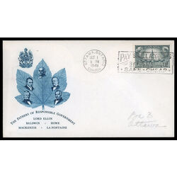 canada stamp 277 parliament buildings 4 1948 FDC PC 036