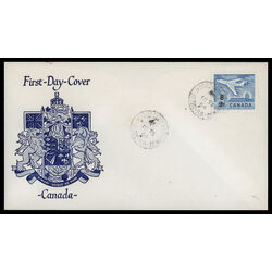 canada stamp 430 jet plane ottawa 1964 FDC PC 013