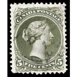 canada stamp 26iv queen victoria 5 1875 U F 014