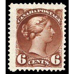 canada stamp 43 queen victoria 6 1888 M F 051