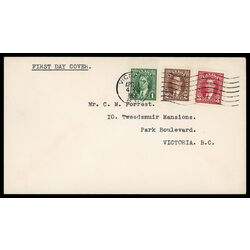 canada stamp 231 3 fdc king george vi 1937 FDC COMBO 027