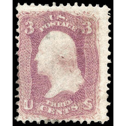 us stamp postage issues 65 washington 3 1861 M 002