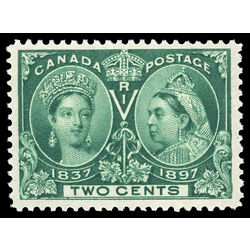 canada stamp 52 queen victoria diamond jubilee 2 1897 M XFNH 048