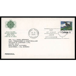 canada stamp 532 big raven by emily carr 6 1971 FDC PC 010