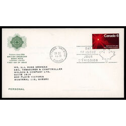 canada stamp 534 atom splitting 6 1971 FDC PC 010