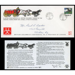 canada stamp 532 big raven by emily carr 6 1971 FDC EVENT 011