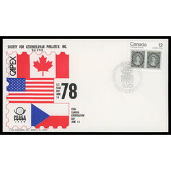 canada stamp 753 12d queen victoria 12 1978 FDC EVENT 011