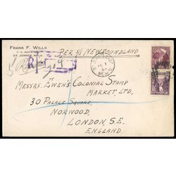newfoundland registered cover 344cb409 4e9a 48d3 b3a1 53e194054480