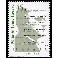 canada stamp 1625 felix antoine savard 1896 1982 45 1996